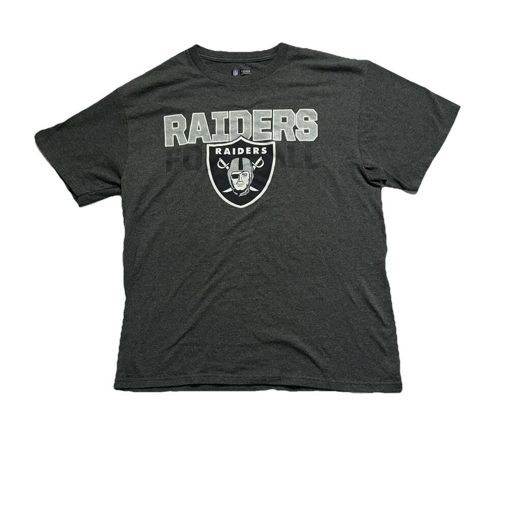 RAIDERS NFL Team Apparel Adult Large 100% Authentic Comfort fit Shirt